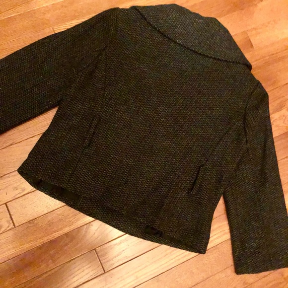 New NWT ALLEGORY wool and cashmere short suit jacket size 4 - Picture 8 of 12